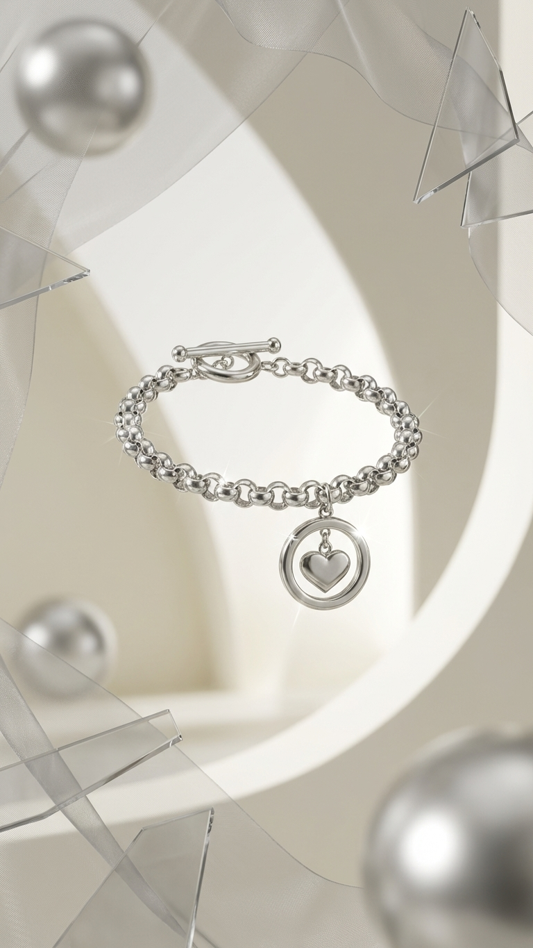 Pulsera Corazón Cautivo
