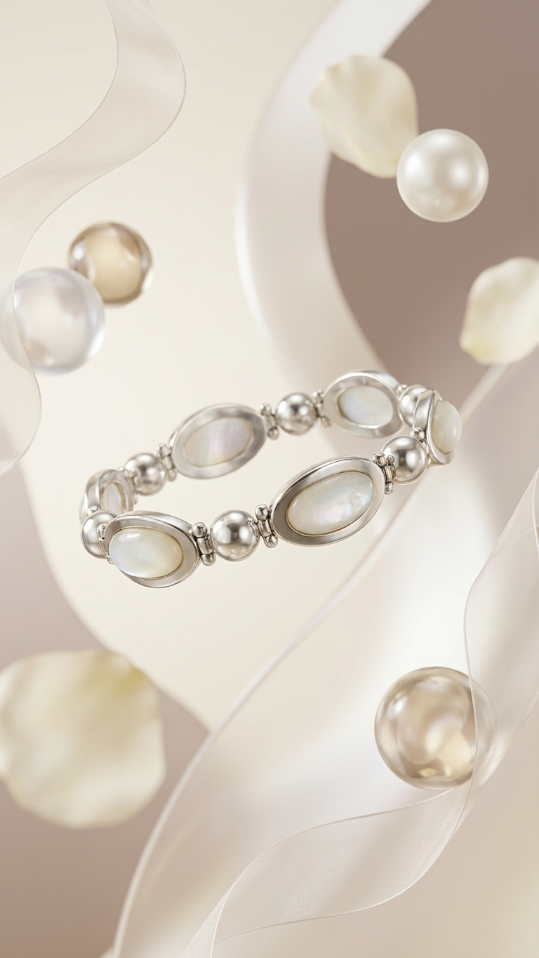 Pulsera Perlas de Luna