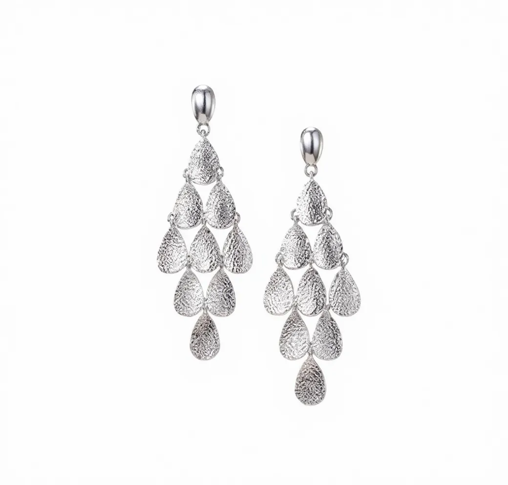 Arete Lluvia de Plata