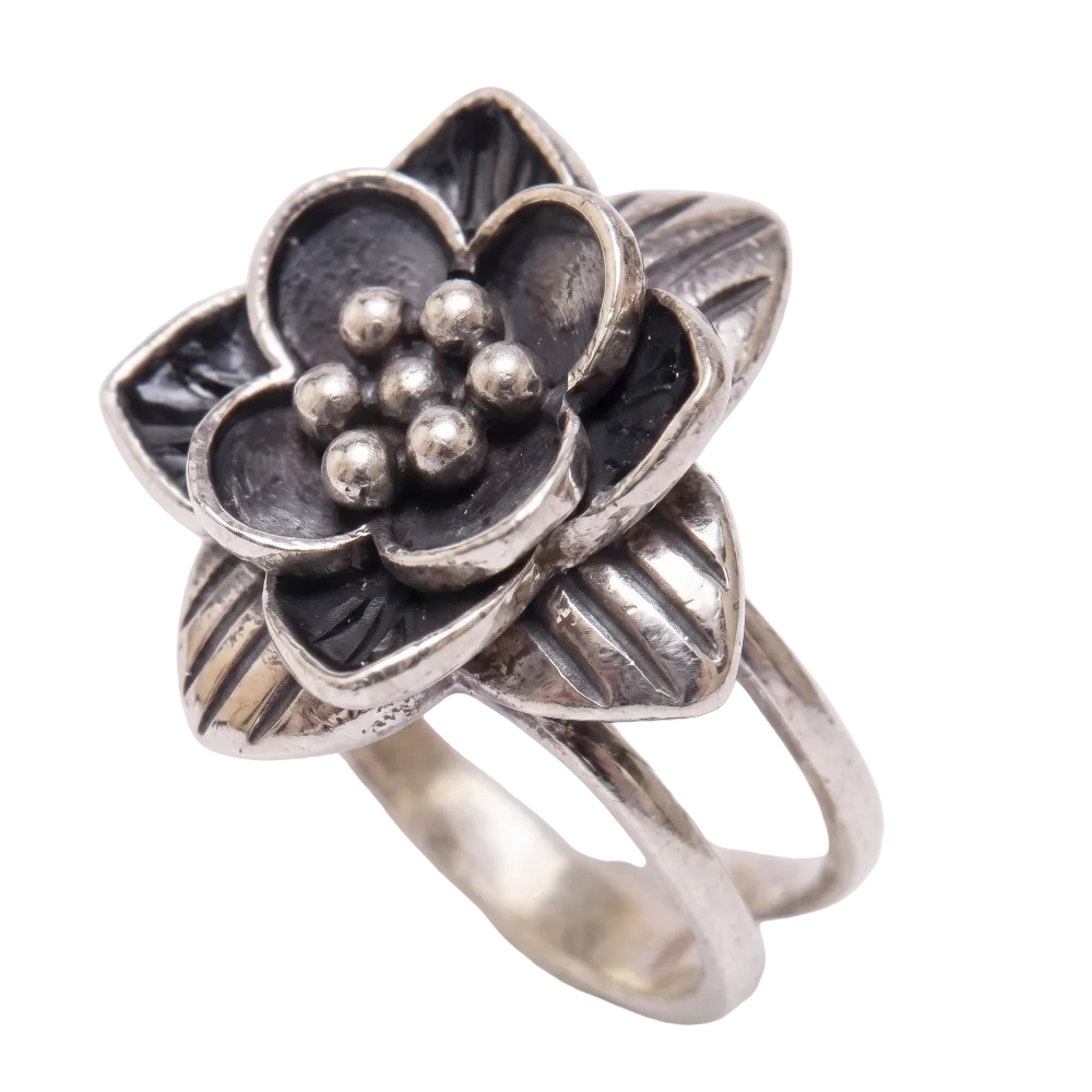 Anillo Flor Lavanda