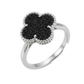 Anillo Trébol Luz de Luna