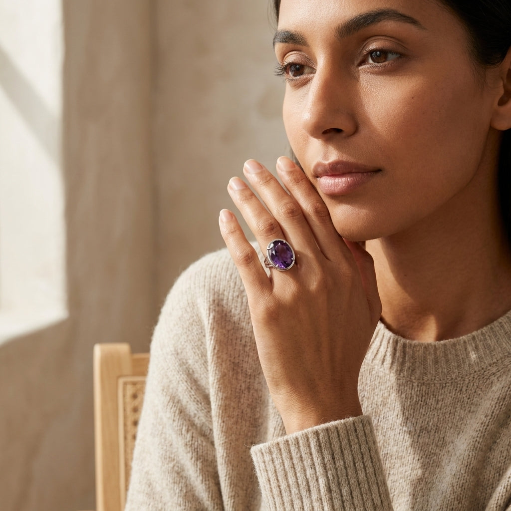 Anillo Amatista