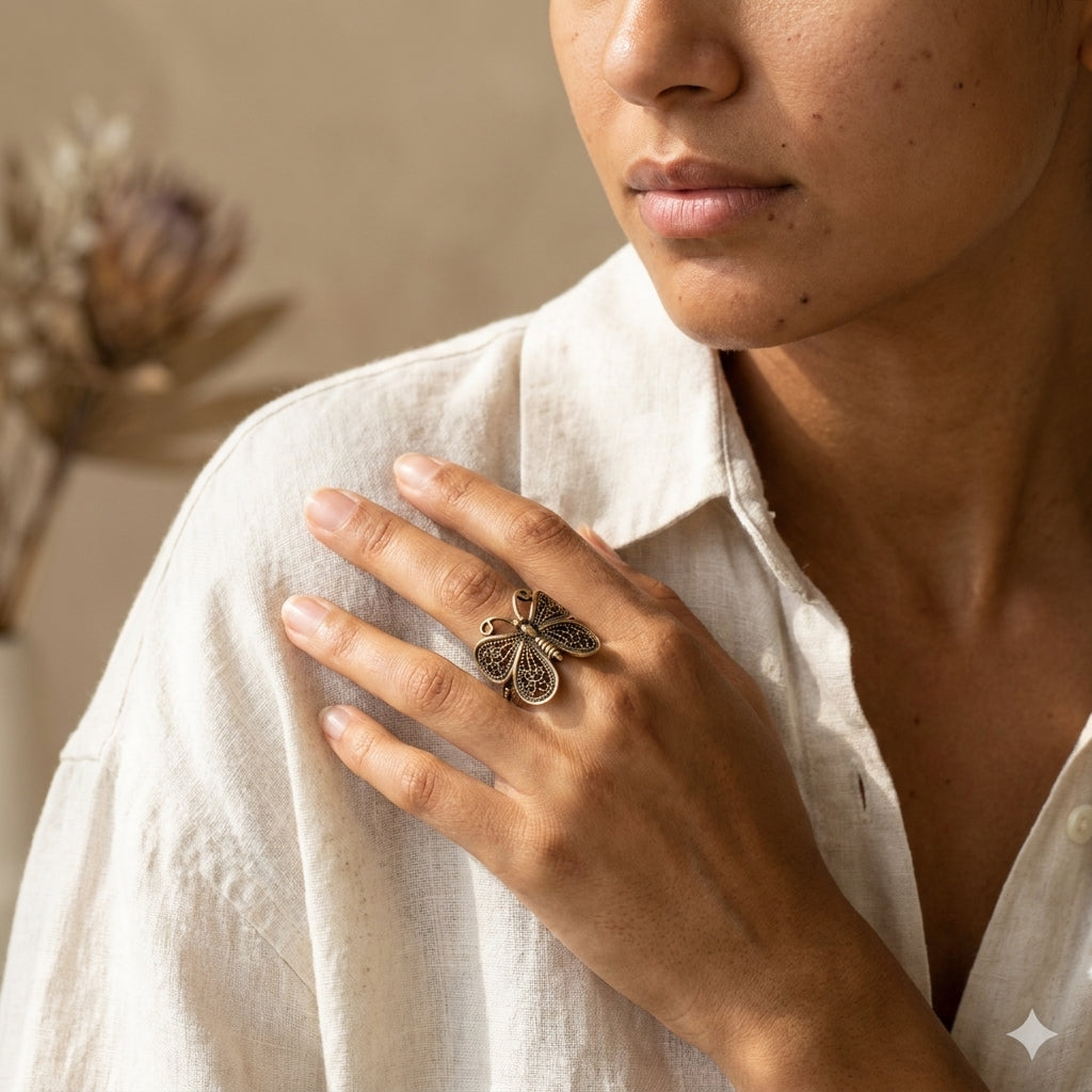 Anillo Mariposa del amor