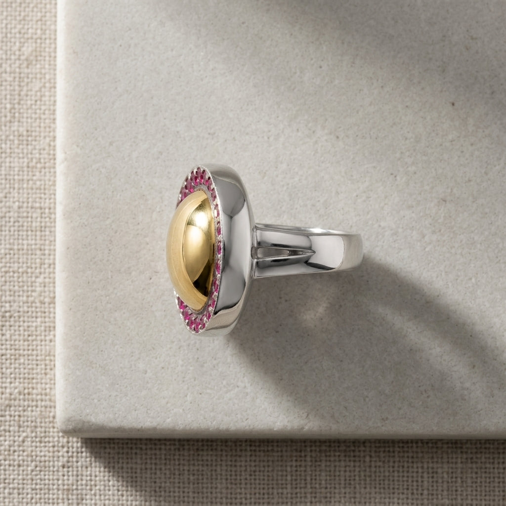 Anillo Nebulosa Rosa