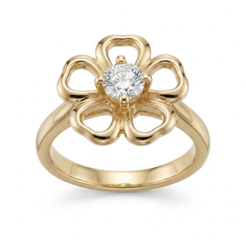 Anillo Flor Blanca