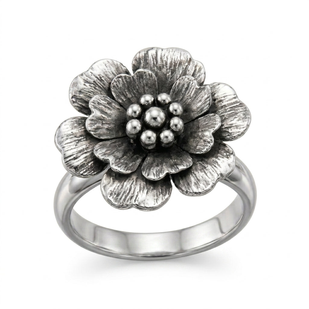 Anillo Rosa amor eterno