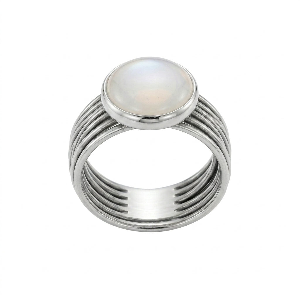 Anillo  Piedra Luna