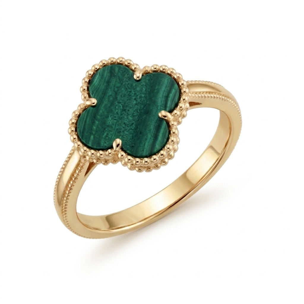 Anillo Rodonita Trébol