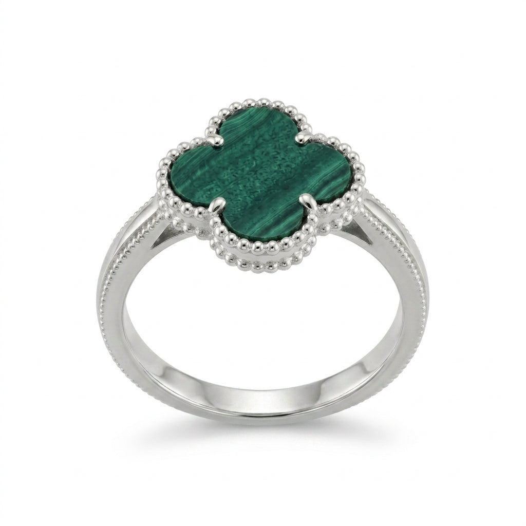 Anillo Rodonita Trébol