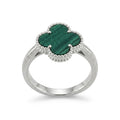 Anillo Rodonita Trébol