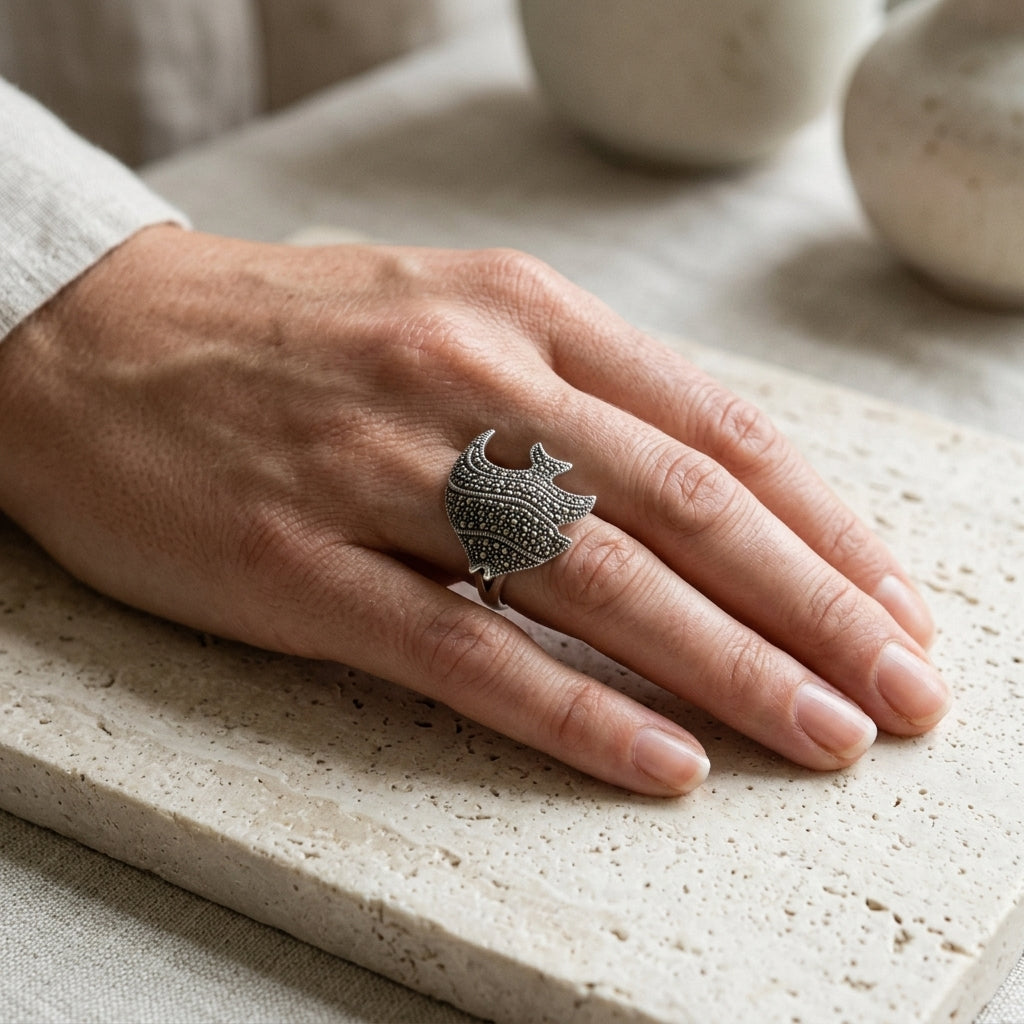 Anillo Pez Diamante