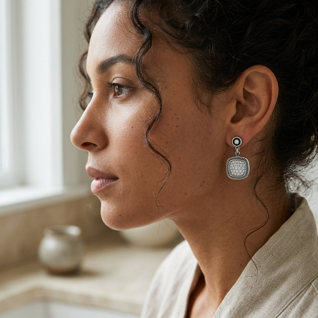 Arete Pavé Elegante