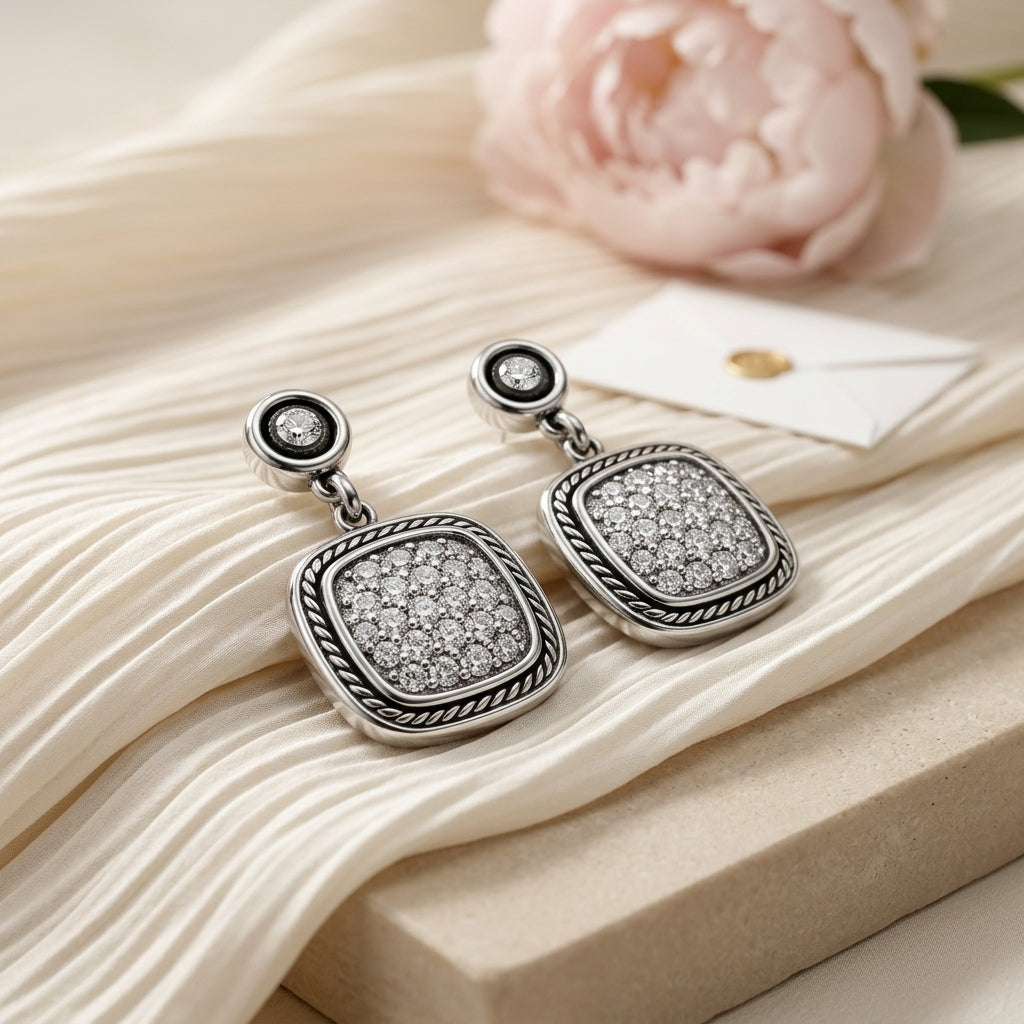 Arete Pavé Elegante