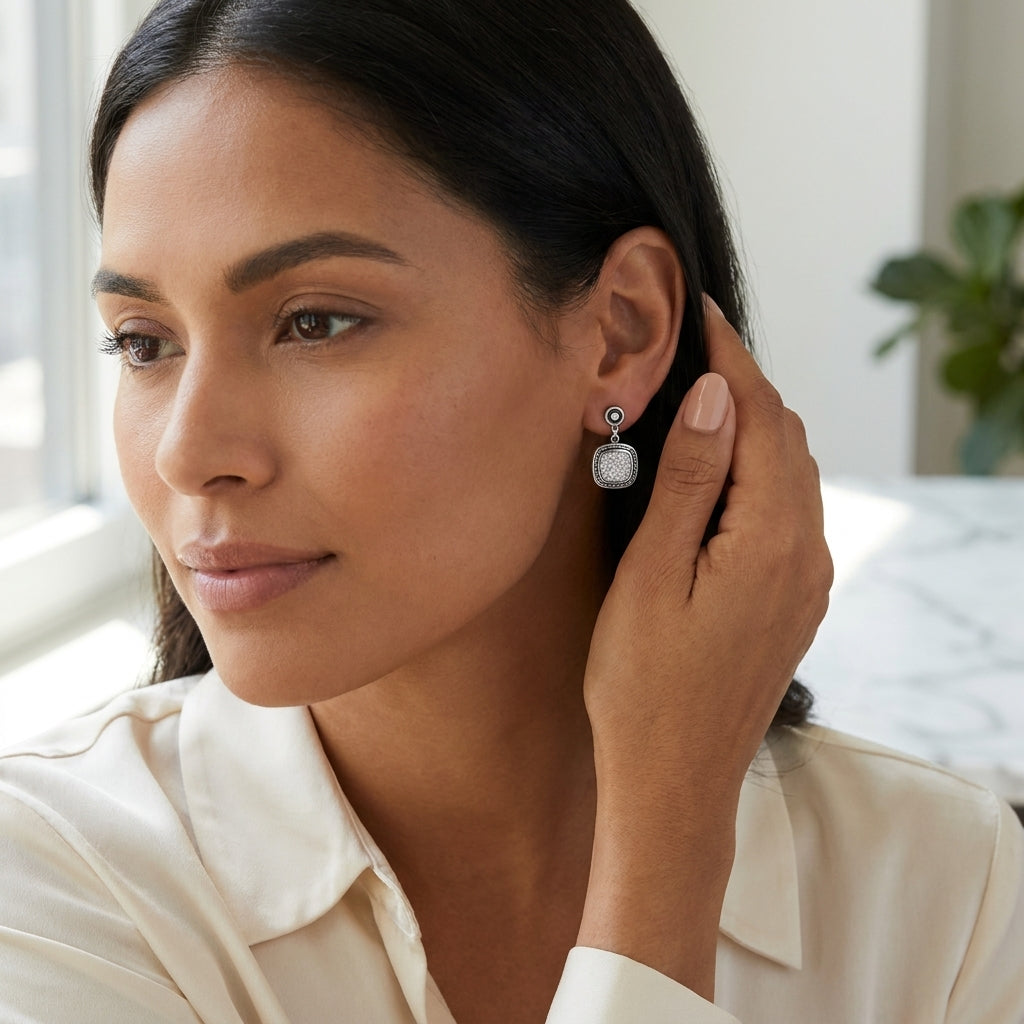 Arete Pavé Elegante
